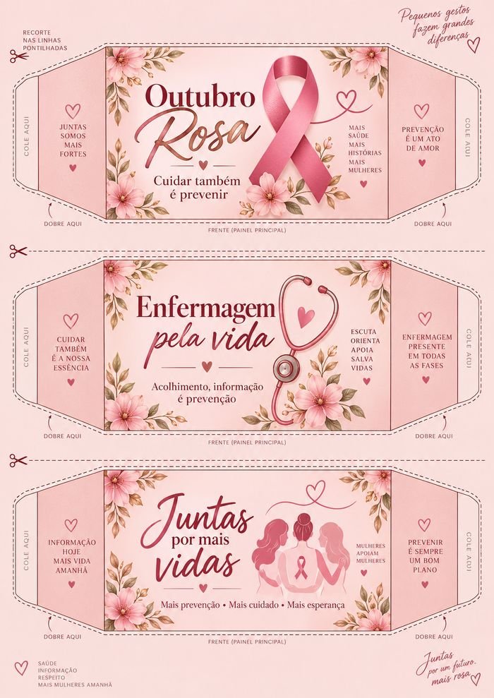 Moldes para montagem das lembrancinhas e elementos do kit